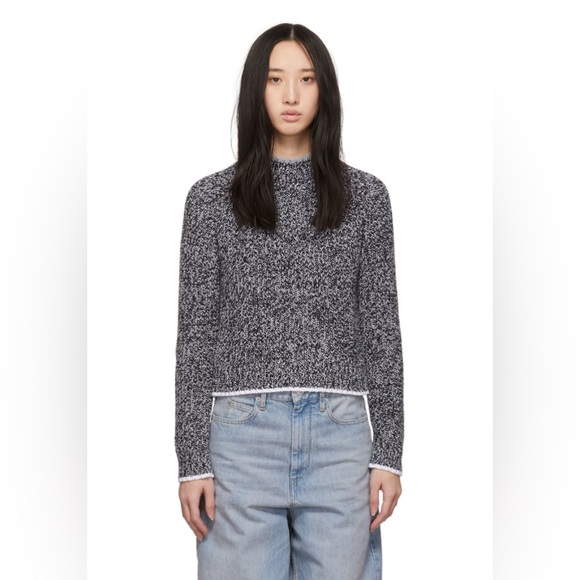rag and bone Black and White Ilana Sweater - Picture 1 of 4